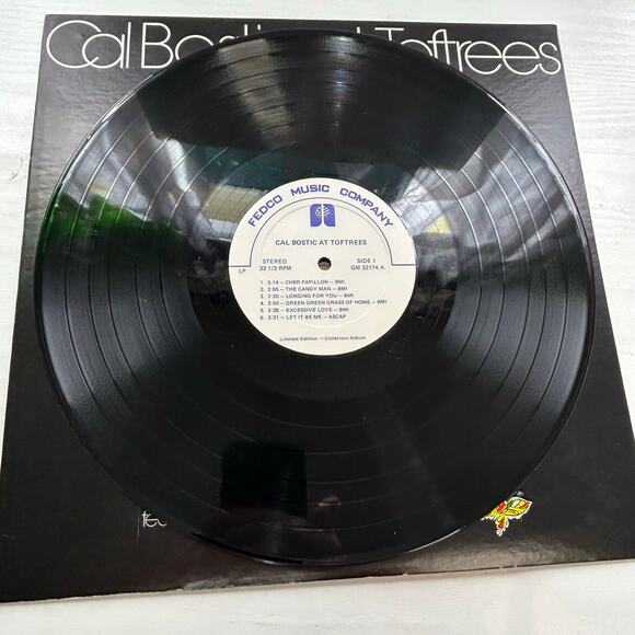 Cal Bostic At Toftrees Cher Papillon Vintage Vinyl LP 1974 - Picture 5 of 16